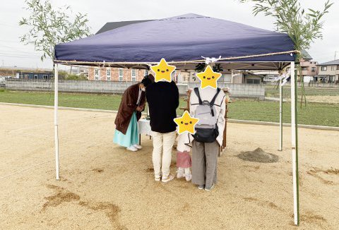 【地鎮祭・上棟】1/15(日)川内町I様邸の地鎮祭を執り行いました