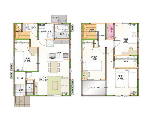 インナーバルコニータイプ 32坪S-1