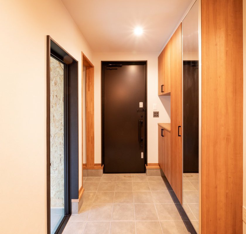 使い勝手のいい玄関