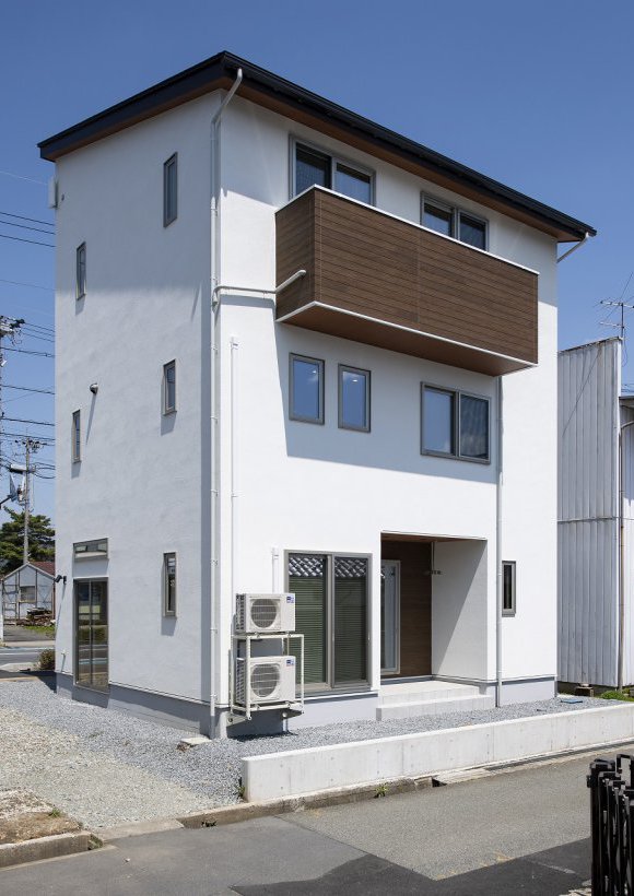 土間がある3階建ての家【長野市】