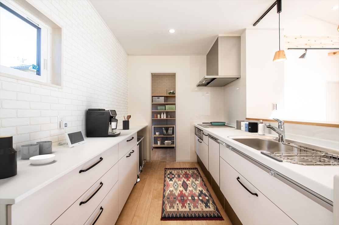 大型のパントリー