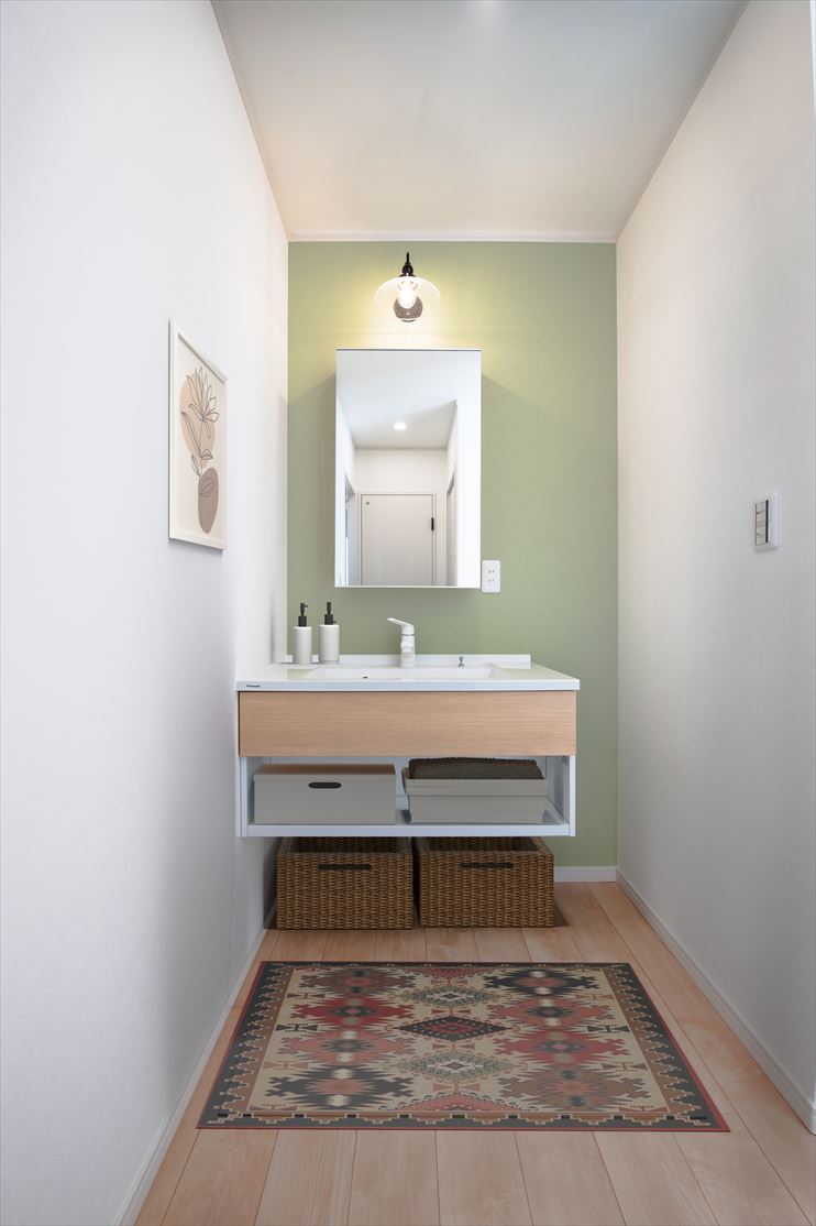 独立のフロート洗面台