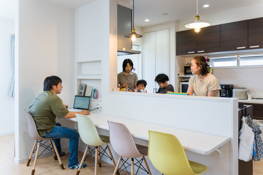 思わず家事も育児も楽しくなる暖かい家