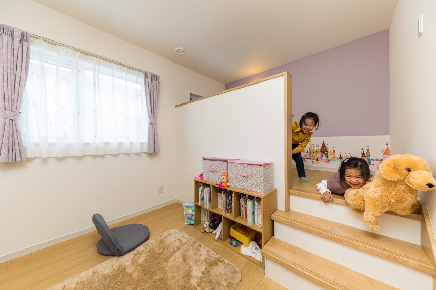 遊び心育む「アソビバ」のある家