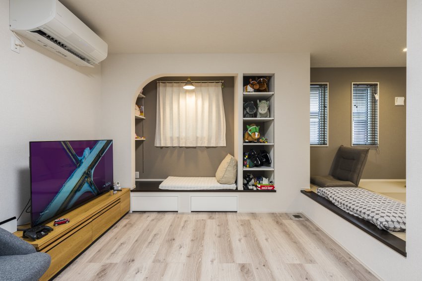 それぞれの隠れ家 ヌックのある平屋