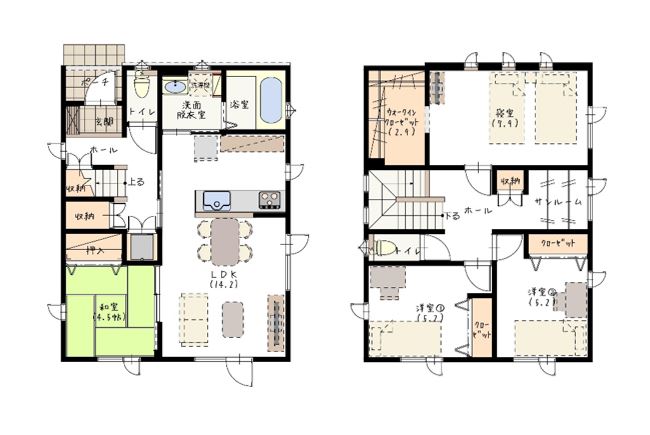 家事ラク導線×収納力が考え抜かれた実用性抜群のお家