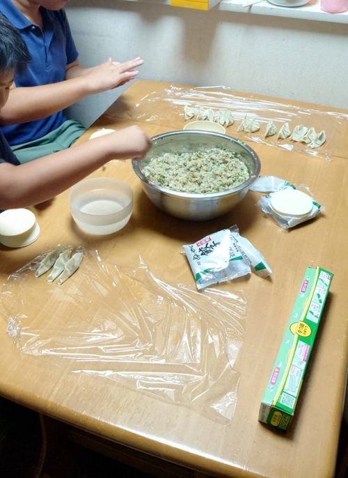 餃子作り