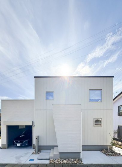 土地45坪で実現したガレージハウス