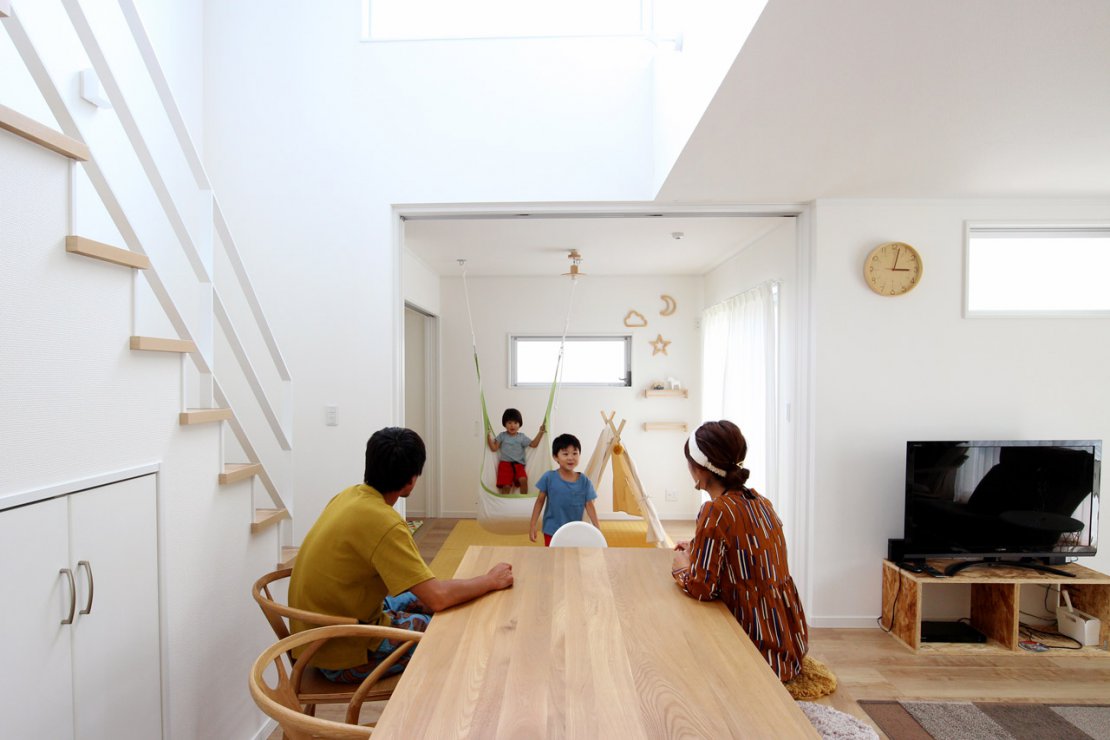 すっきり広々した北欧テイストの家ができました