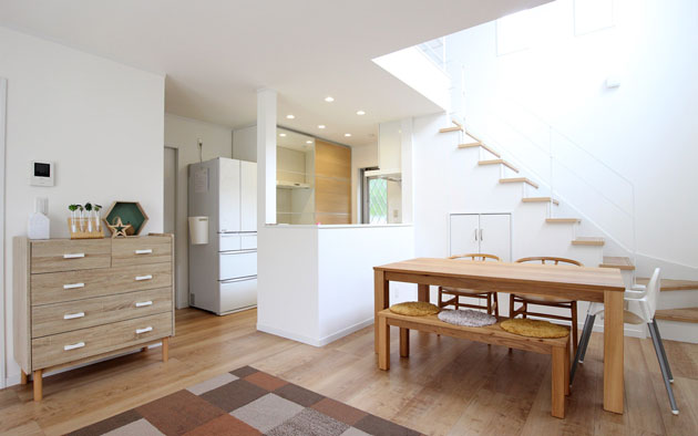 すっきり広々した北欧テイストの家ができました