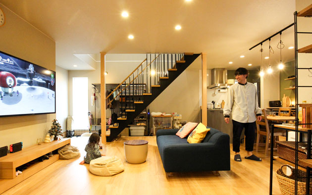 決め手はレボンの土間でした。~開放的な大空間を実現した住まい~