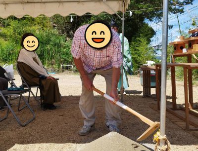 【地鎮祭】 7/21(月)香川県さぬき市M様邸 地鎮祭を執り行いました!