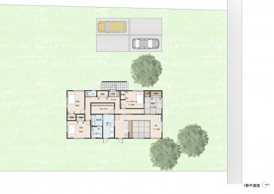 キッズルーム完備でお子様がすくすく育つ平屋の住まい