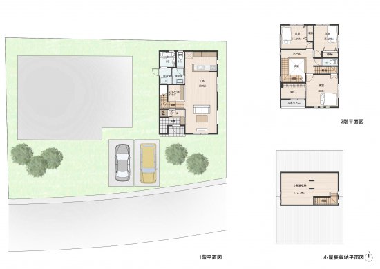 広々LDKと吹き抜けで開放的な住まい