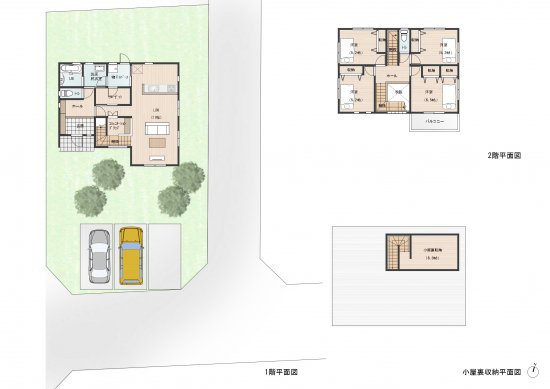 ファミリークローゼット採用で快適な4人家族向けの住まい