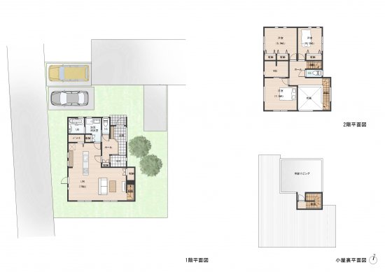 アイランドキッチン採用で家事ラクな住まい
