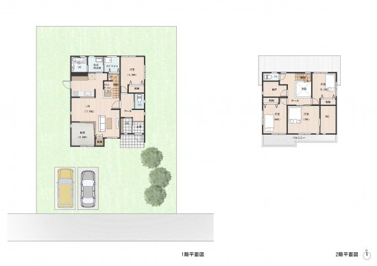 ウォークインクローゼット採用で楽々収納の住まい