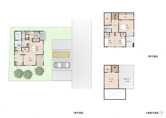 家族の時間も趣味の時間も楽しむアトリエのある住まい