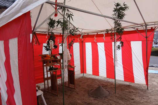 地鎮祭を行いました。