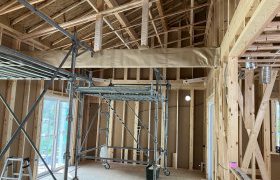 【花巻店】木工事が進んでいます!