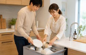 岩手で新築・注文住宅を建てるなら|食洗機を導入するメリットと選び方のコツとは?後悔しないキッチンづくりを解説