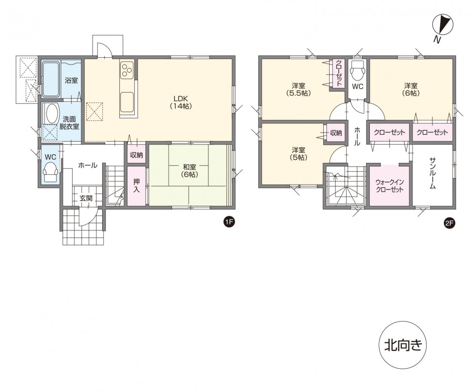 31坪 北向きプラン