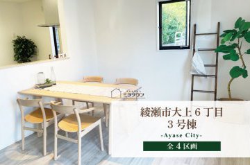【ミラタウン 綾瀬市大上6丁目】収納充実の高性能住宅 3号棟