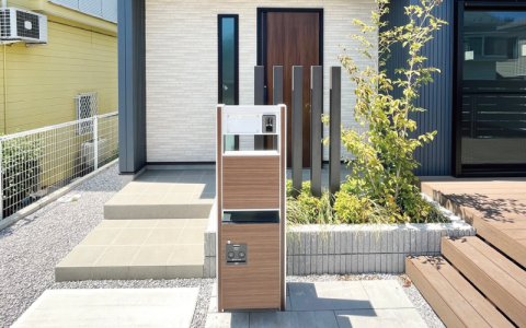 宅配ボックス(現地写真)