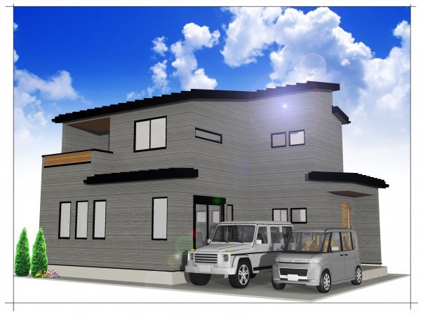 完成予想外観パース