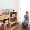 子供部屋はバルコニーにもすぐに出られて気分転換にも。