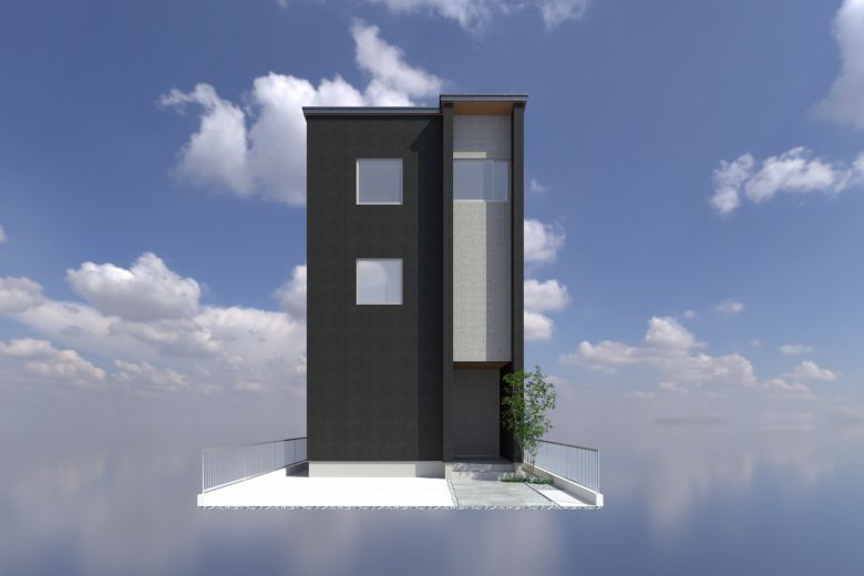 バルコニーから最高の眺め。3階建て参考プラン ～LaShie三F