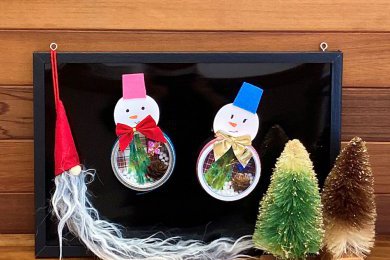 【お知らせ】１２月開催キッズワークショップ＼雪だるまのスノードーム作り／
