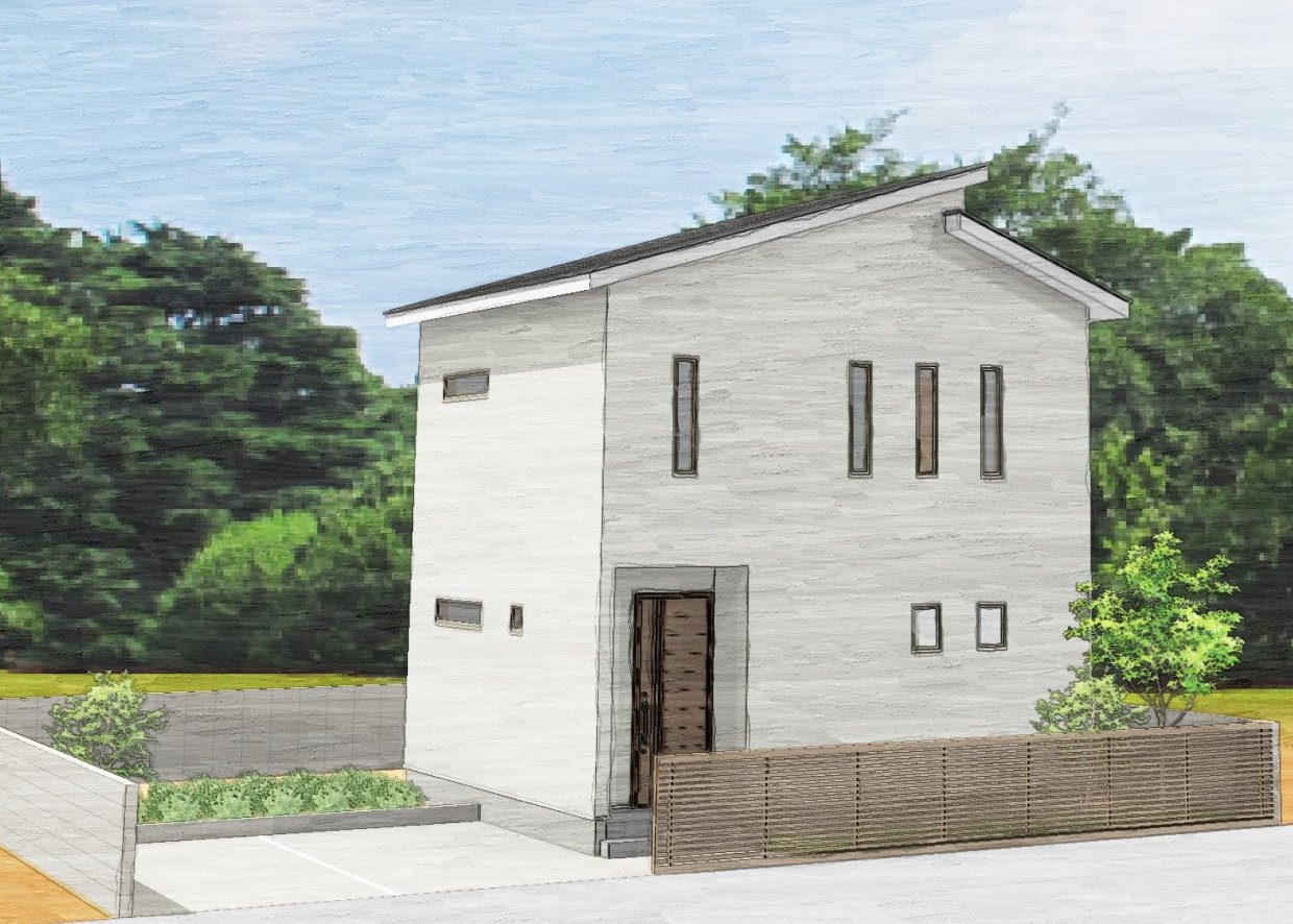 リビング階段が映えるお洒落なお家