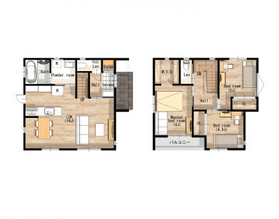 白のシンプル＆スタイリッシュなお家