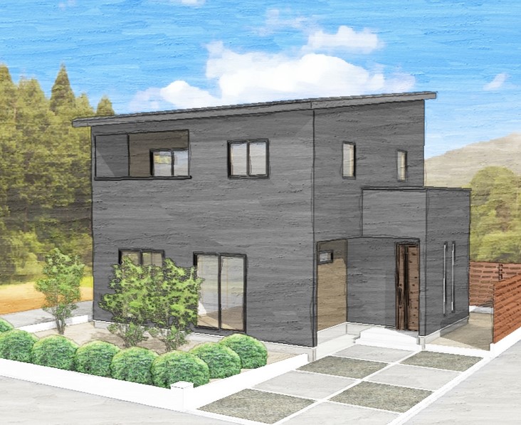 開放感あふれるリビングのお家