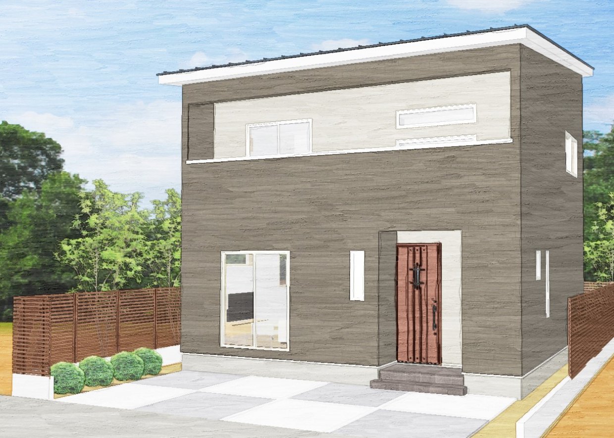 開放感溢れたバルコニーのあるお家