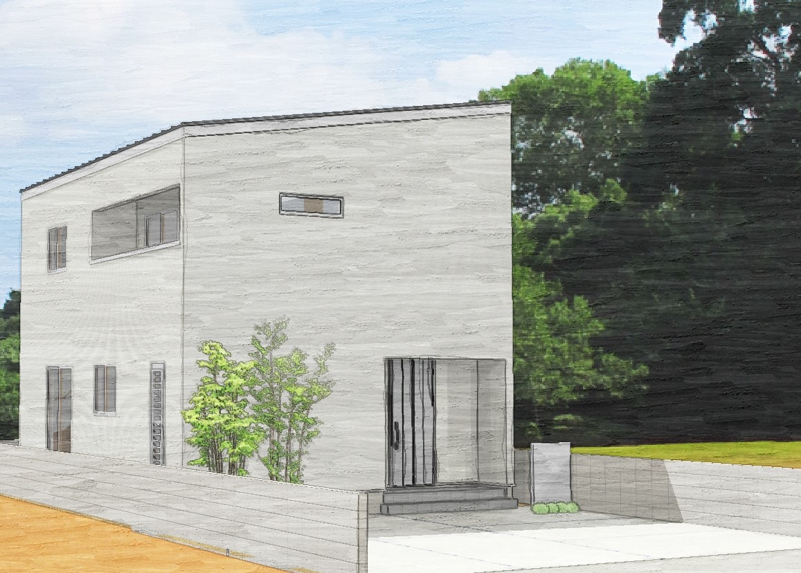 奥行きのあるLDKで広々と生活ができるお家