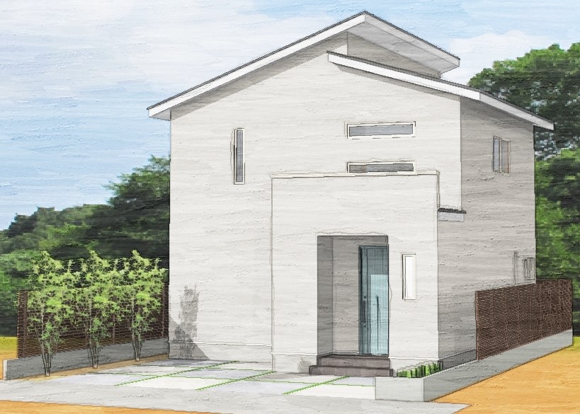 室内干しができる贅沢空間のお家