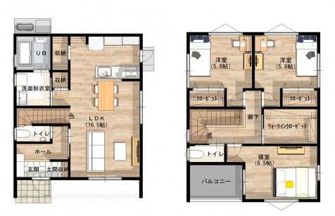 ファミリークロークのあるお家