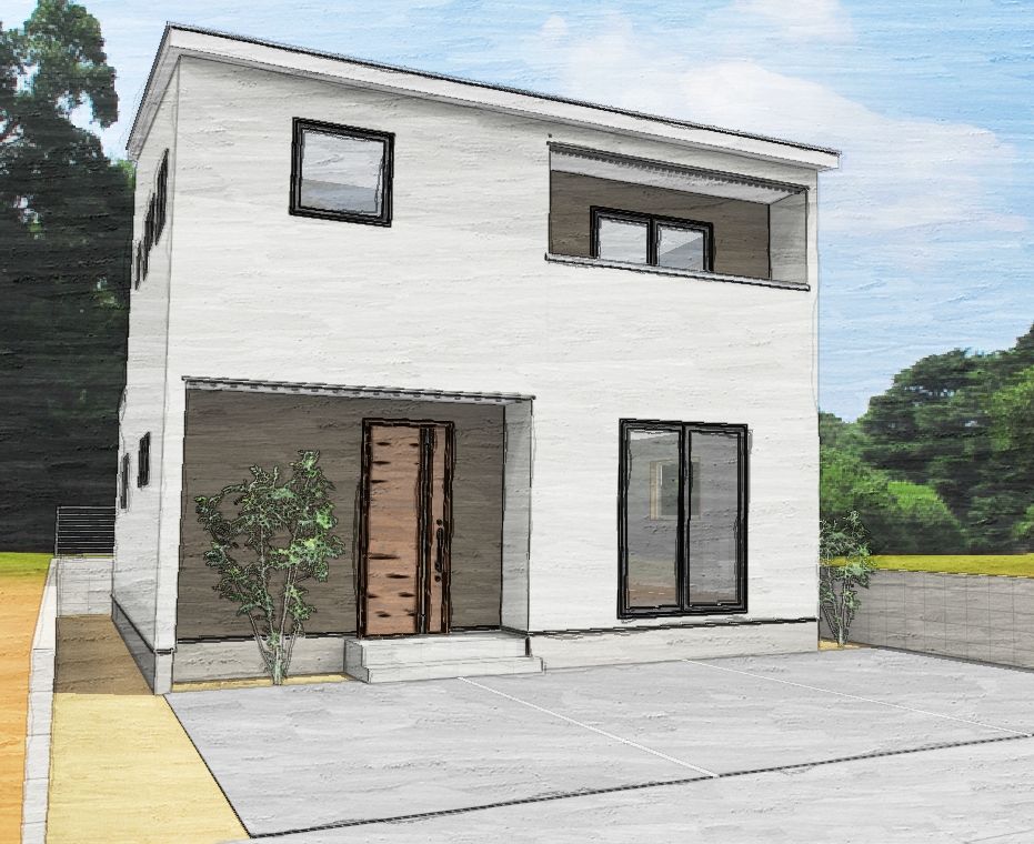 広々洗面室のある家事動線がコンパクトなお家