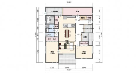 住宅展示場のような大空間の家