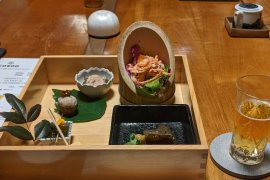 古民家を利用した隠れ家のような和の創作料理店