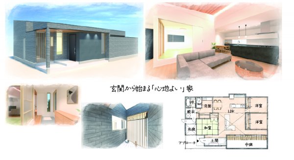 玄関から始まる「心地よい」家