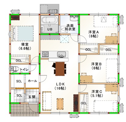 厳選プラン いえとち本舗のイエテラス 愛知県三河で月３万円で叶う新築住宅