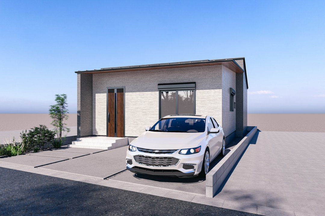 【三木市　平屋】2/7～オープン　今流行のキッチン横並びのダイニング