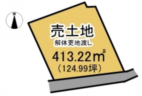【圧倒的な敷地面積】124.99坪で叶える自由な発想

400平米超の広さがあるため、平屋、二世帯住宅、ガレージハウスなど、どんな要望も受け止めるゆとりがあります 。