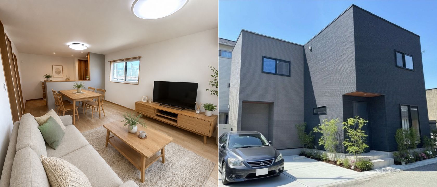 【姫路市南八代】数歩で完結、家事ラク動線が叶うLDKが特徴の34坪3LDK2階建て