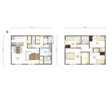 標準プラン：EW-Ctype 3LDK2階建て