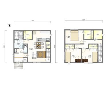 標準プラン：S-Btype 3LDK2階建て