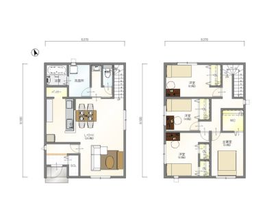標準プラン：S-Ctype 3LDK2階建て